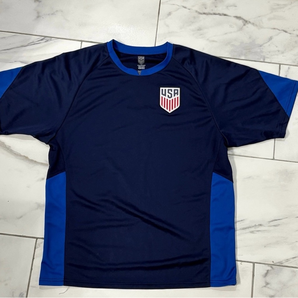 USA Navy Blue Men's Jersey Blokecore